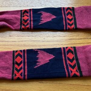 Burton Pink and Navy Kids' Ski/Snowboard Socks